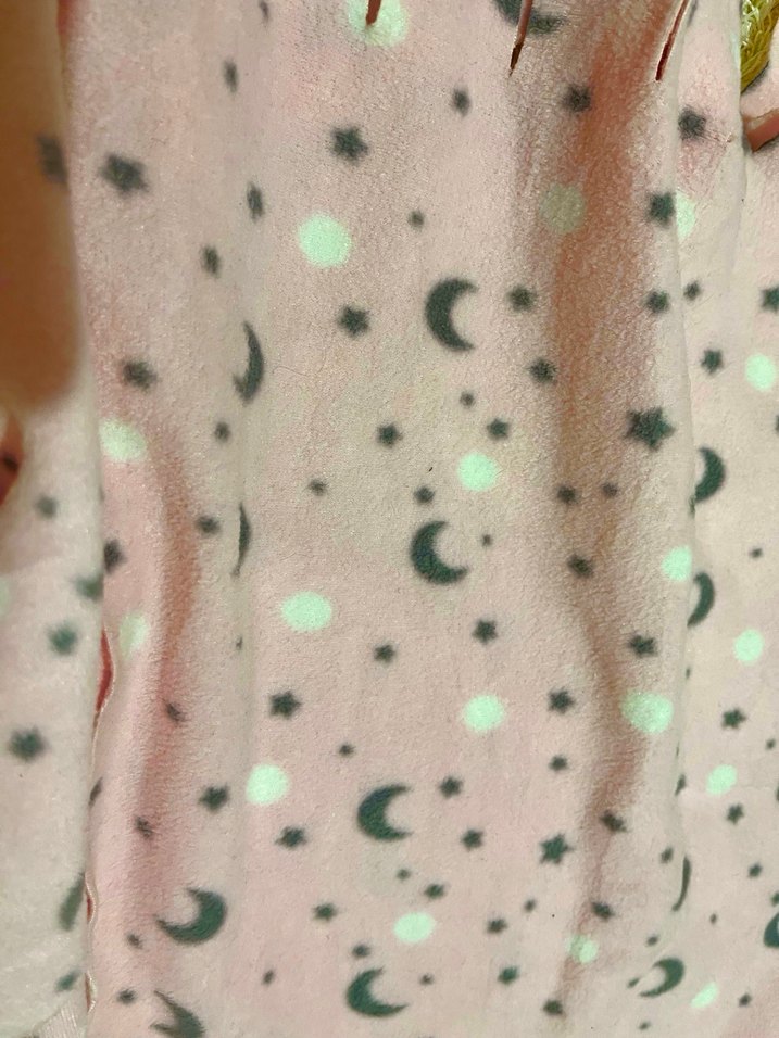 Ay ve yıldız pembe atkı - Görsel 2