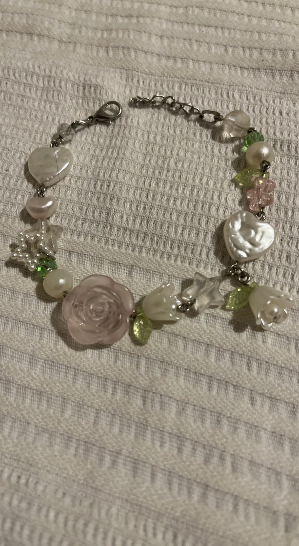 Boncuklu Charmlı Fairy Bileklik - Görsel 2