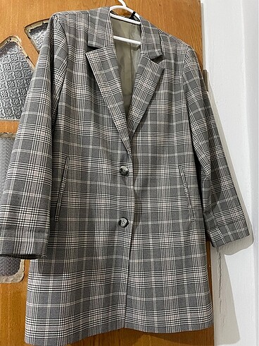 Defacto çizgili blazer ceket