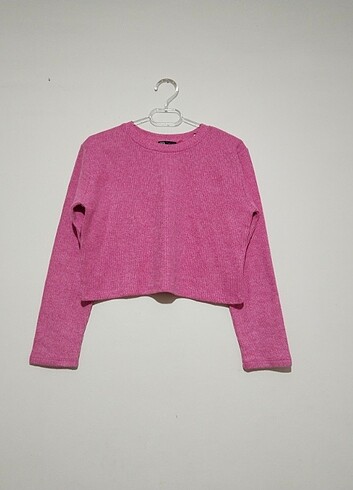Zara Marka Yumuşak dokulu Crop Bluz