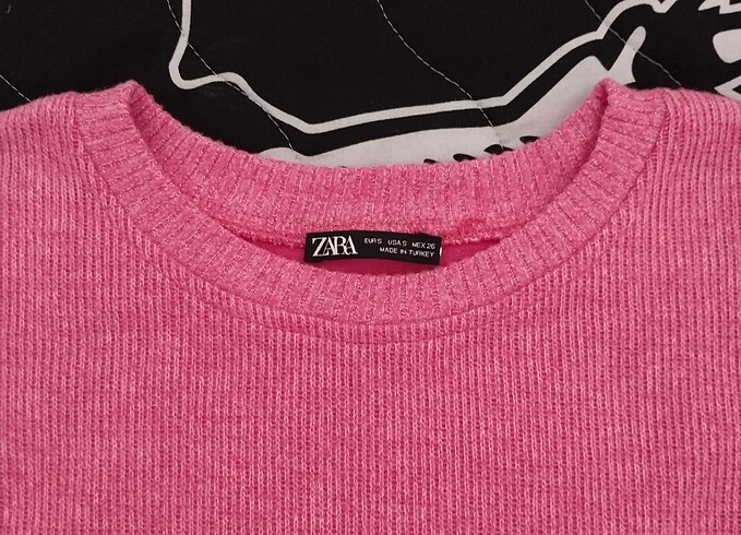 s Beden Zara Marka Yumuşak dokulu Crop Bluz