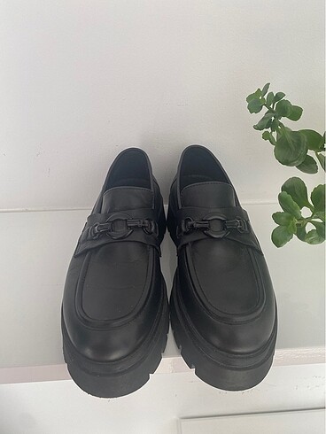 Greyder Greyder Kadın Siyah Hakiki Deri Loafer Ayakkabı