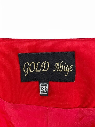 36 Beden kırmızı Renk Vintage Love Blazer %70 İndirimli.