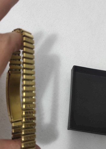 Kalpli Altın Renkli Kadın Bileklik lastikli - Görsel 7