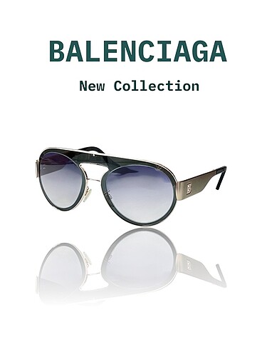 Beden haki Renk Balenciaga Güneş Gözlüğü