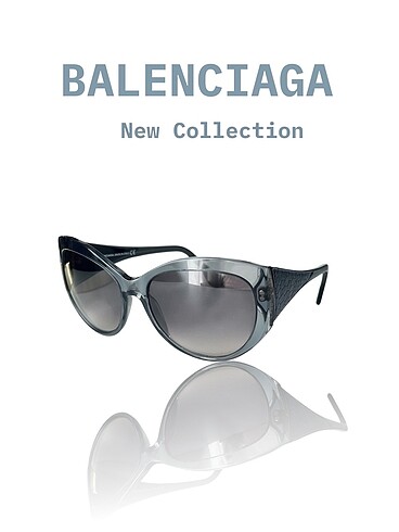  Beden lacivert Renk Balenciaga Güneş Gözlüğü