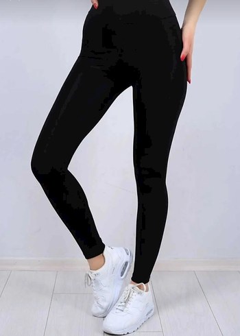 Siyah Tayt Toparlayıcı Kışlık içi Şardonlu - Görsel 20