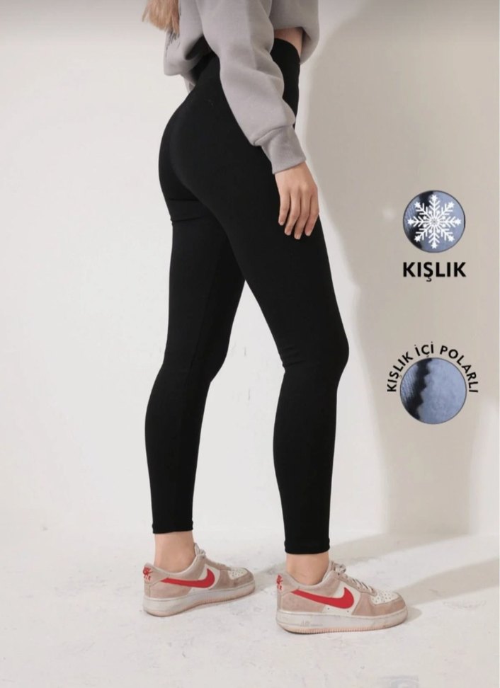 Rahat Kesim Kadın Tayt - Kışlık - Görsel 4