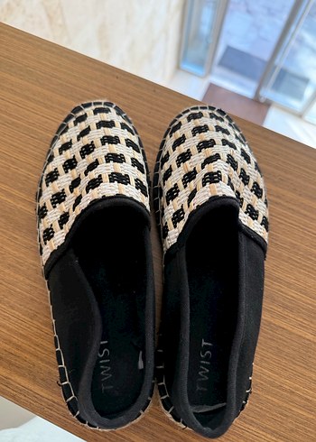 Üstü hasır Twist marka espadril - Görsel 5