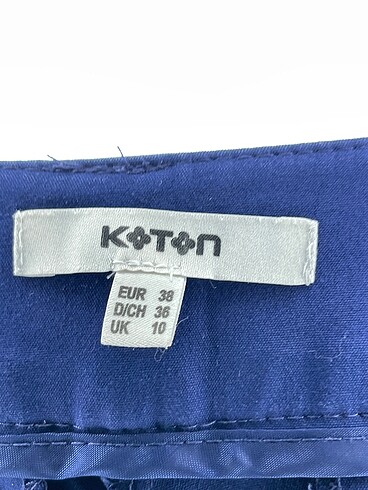 38 Beden lacivert Renk Koton Düz Kesim %70 İndirimli.