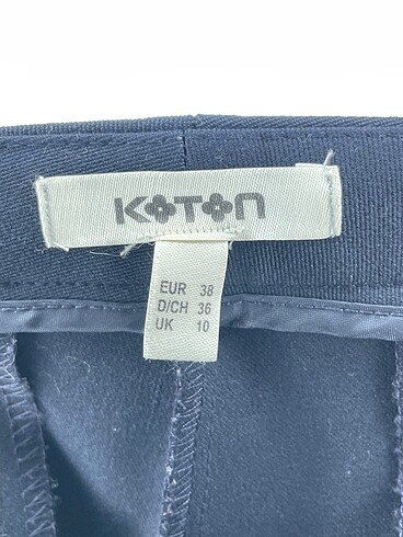 38 Beden lacivert Renk Koton Düz Kesim %70 İndirimli.
