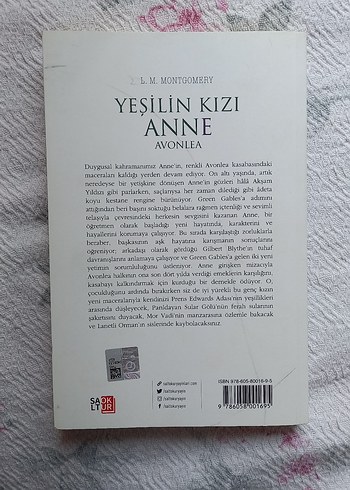  Yeşilin Kızı Anne Avonlea - L.M. Montgomery