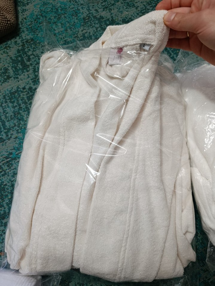 Chakra Bambu Pamuk Bornoz - Görsel 2