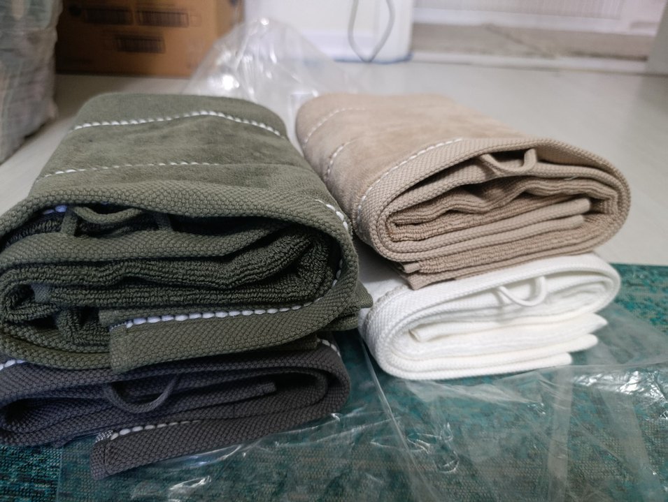 Askılı Kadife Pamuk Havlular - Görsel 2