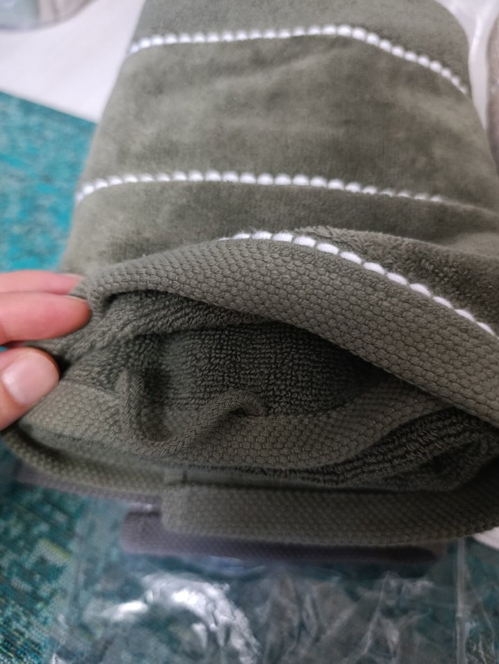 Askılı Kadife Pamuk Havlular - Görsel 3