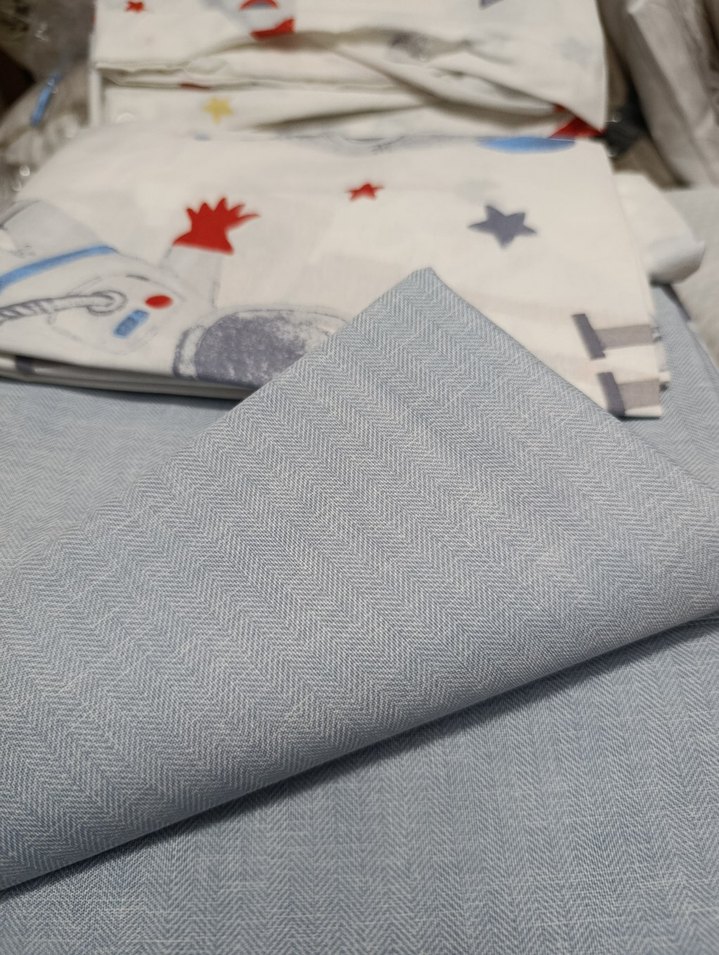 Robot ve Uzay Desenli Çocuk Nevresim Takımı %100 Pamuk - Görsel 2