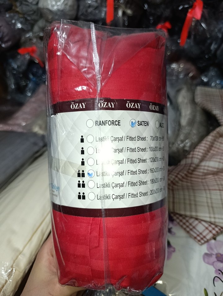 saten lastikli çarşaf yastık kılıfı seti - Görsel 2