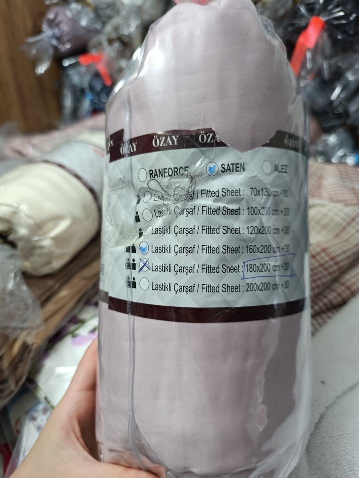 saten lastikli çarşaf yastık kılıfı seti - Görsel 4