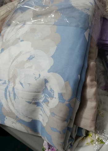 Issimo Mavi Pastel Pamuk Saten Nevresim Takımı - Görsel 2