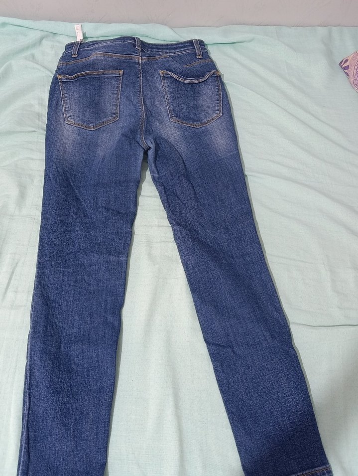 Kadın Mavi Normal Boy Denim Jean - Görsel 2