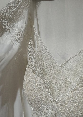 Beyaz Kadın Gecelik - Görsel 3