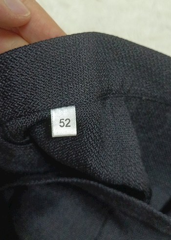 Siyah Regular Fit Kadın Kumaş Takım - Görsel 4