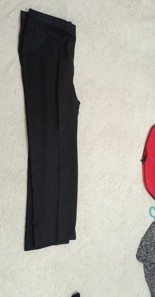 Siyah Regular Fit Kadın Kumaş Takım - Görsel 2