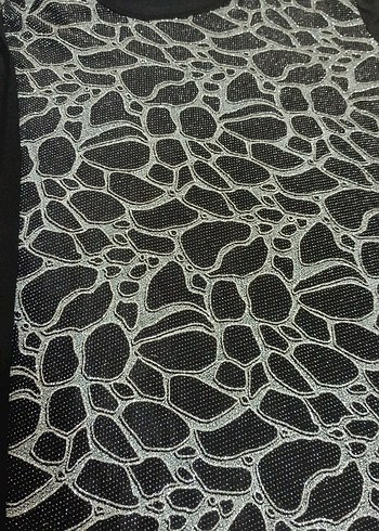 Dantel Detaylı Yılan Desenli Uzun Kollu Bluz - Görsel 2