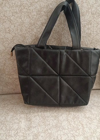 Diğer Siyah Minimalist Kadın Deri Omuz Çantası