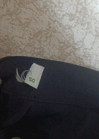 Zara Siyah Keten Rahat Kesim Midi Kadın Pantolon