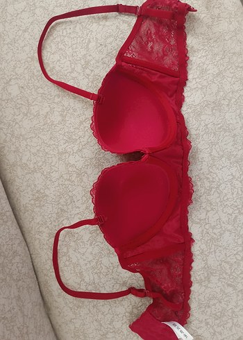 Victoria s Secret Nakışlı Kırmızı Bohem Sütyen