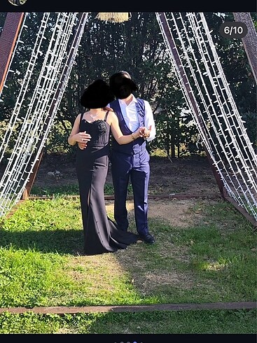 xl Beden siyah Renk Abiye elbise