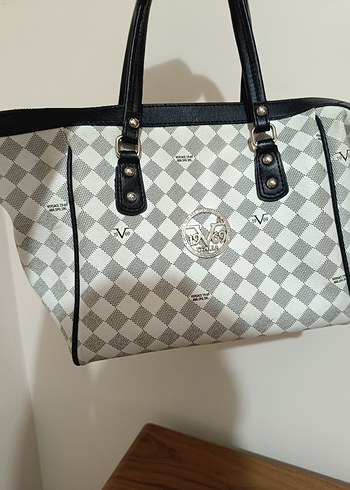 Kemerli Gri Kadın Deri Çanta - Görsel 5