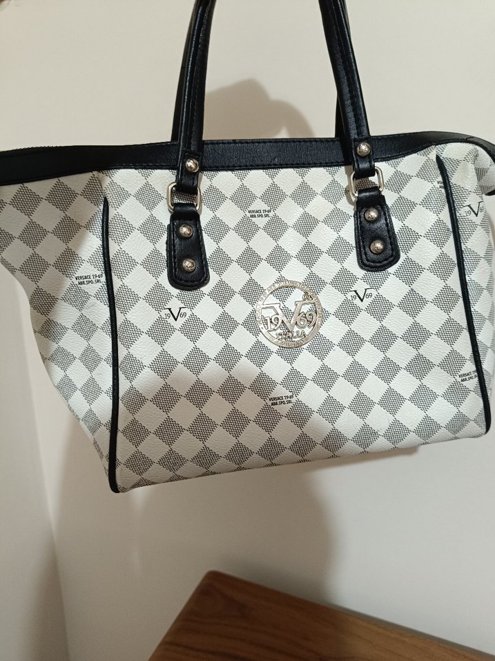 Kemerli Gri Kadın Deri Çanta - Görsel 5