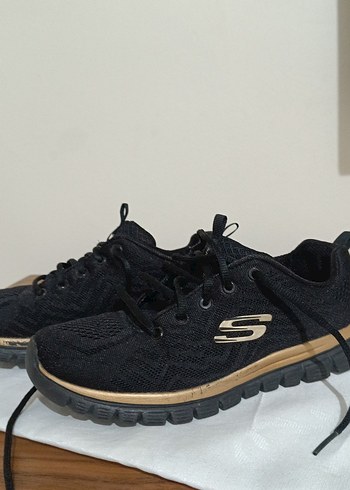 Siyah Kadın Spor Ayakkabı - Skechers - Görsel 2