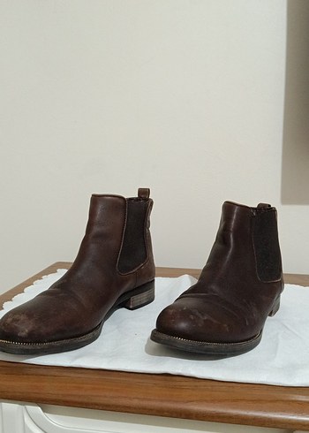 Kahverengi Deri Erkek Bot - Görsel 4
