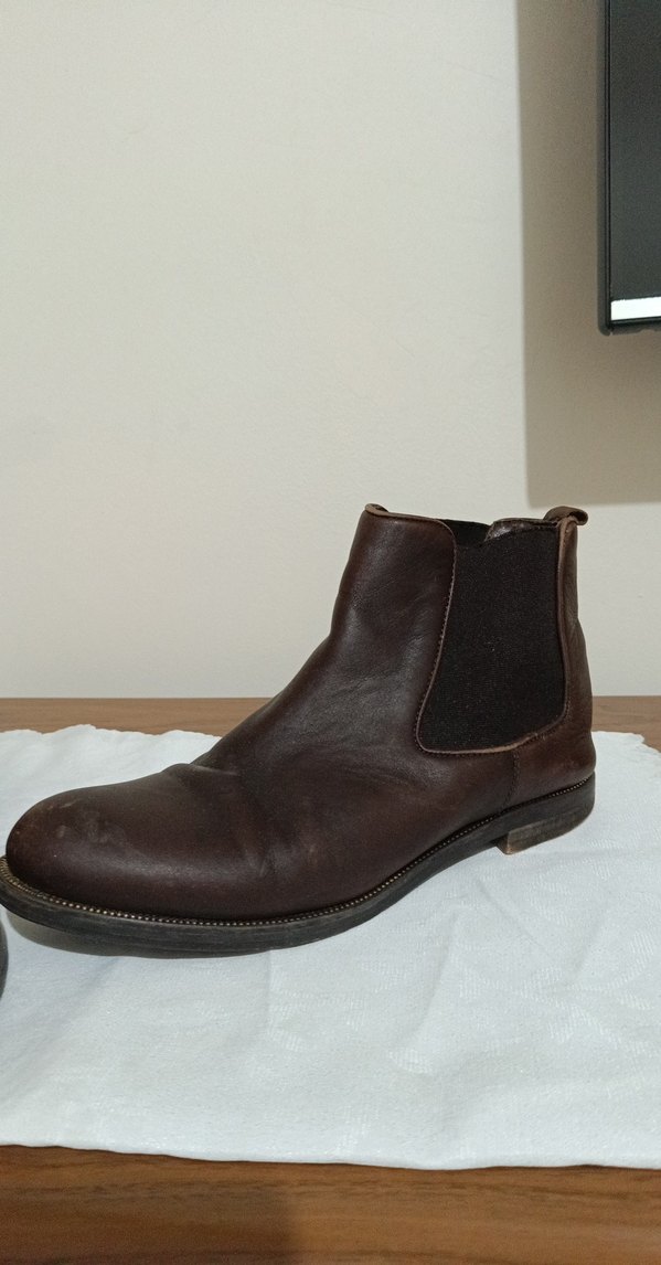 Kahverengi Deri Erkek Bot - Görsel 3