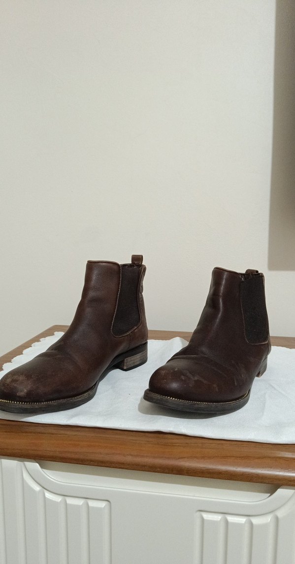 Kahverengi Deri Erkek Bot - Görsel 4