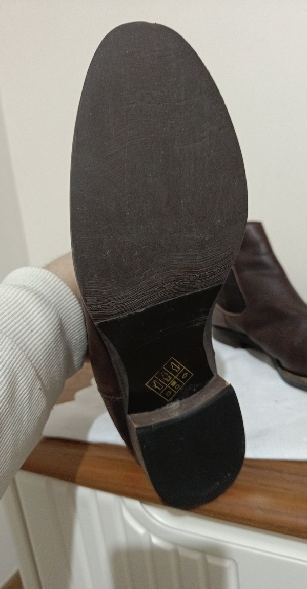 Kahverengi Deri Erkek Bot - Görsel 2