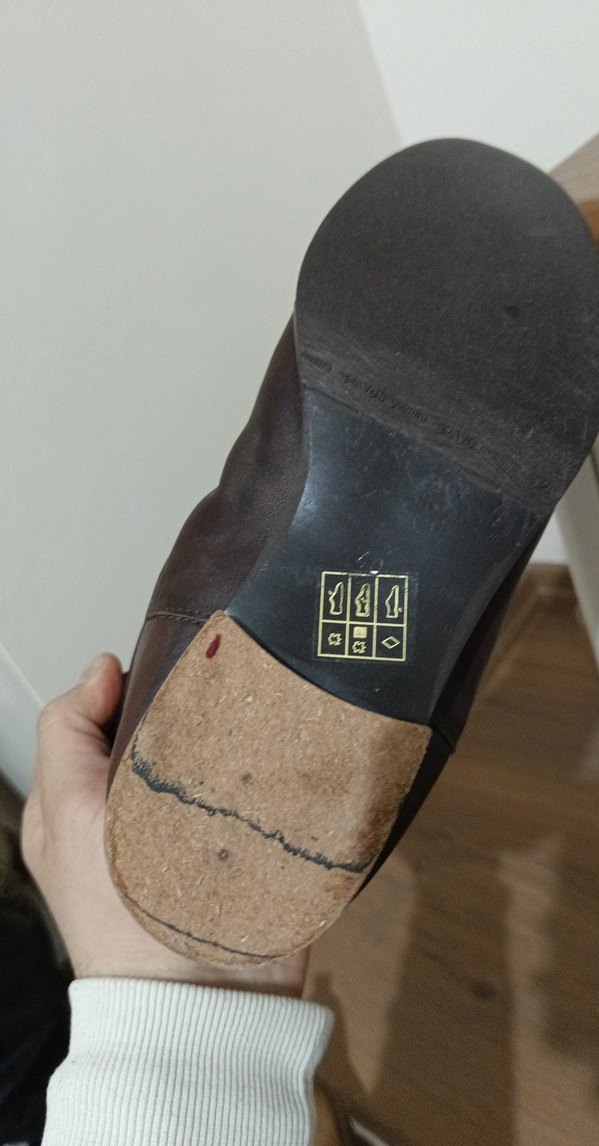 Kahverengi Deri Erkek Bot - Görsel 5