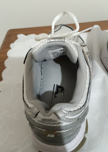 Beyaz Gri Bağcıklı Kadın Spor Ayakkabı - Görsel 7