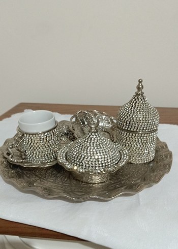 Parlak Altın Kaplama Baharatlık Seti - Görsel 5