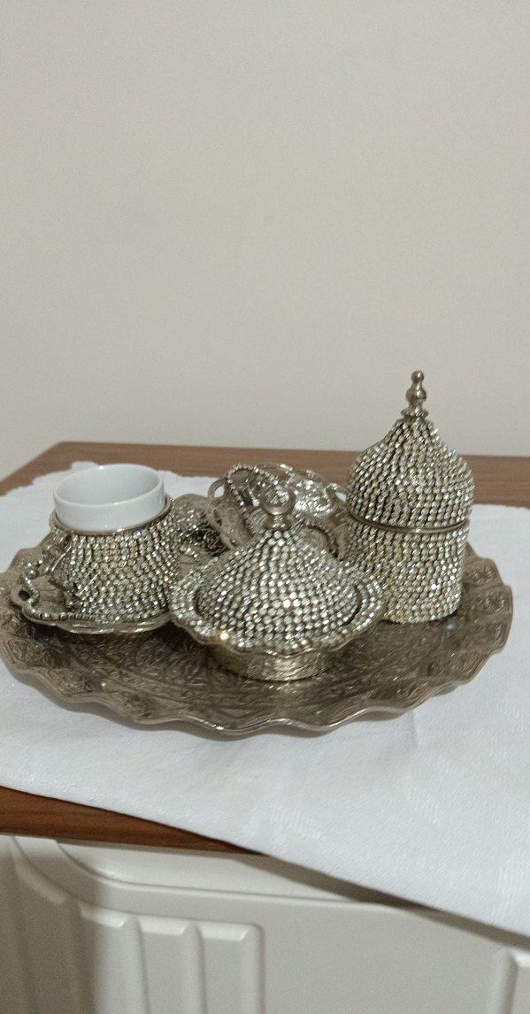 Parlak Altın Kaplama Baharatlık Seti - Görsel 5