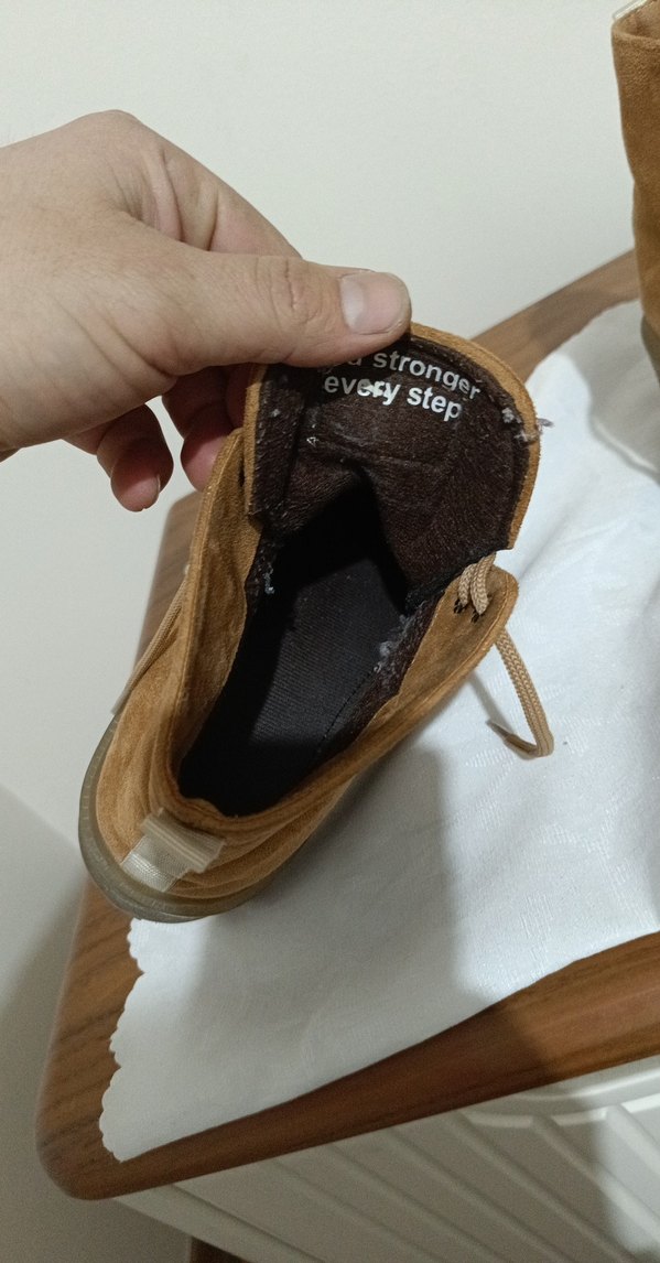 Kadın Süet Kahverengi Dolgu Topuklu Bot - Görsel 2