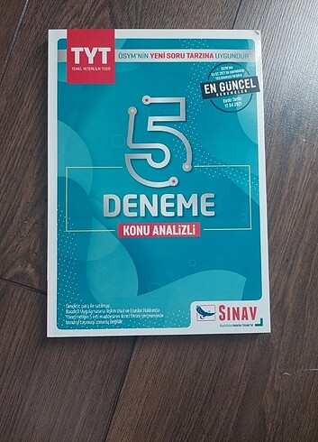 Tyt sınav yayınları 5li deneme