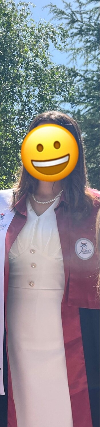 m Beden Beyaz elbise