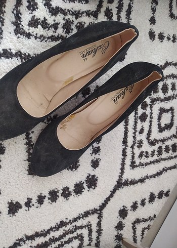 Diger Siyah Kadın Dolgu Topuk Stiletto