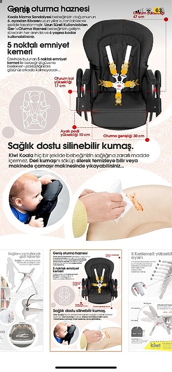 Kiwi mama sandalyesi - Görsel 5