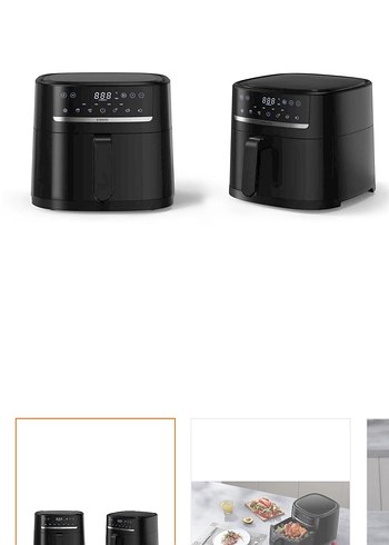  Beden Renk Xiaomi Siyah Air fryer 6 Litre