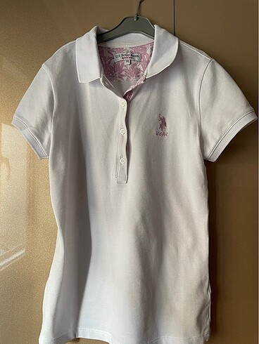 U.S Polo Assn. ~SIFIR~t-shirt (beyaz-pembe)